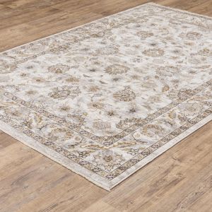 Oriental Weavers Rugs MAHARAJA MAHAR 70w Ivory/ Grey