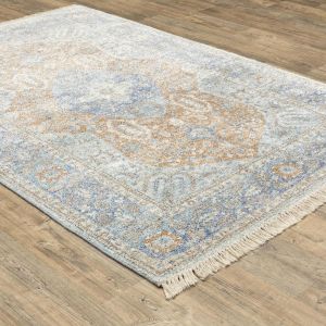 Oriental Weavers Rugs MALABAR MALAB 45301 Blue/ Red