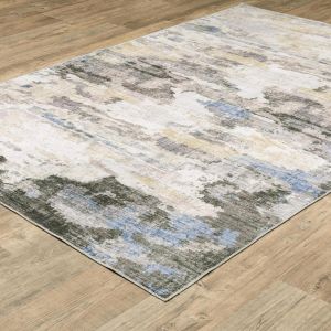 Oriental Weavers Rugs MALIBU MALIB mal01 Ivory/ Grey