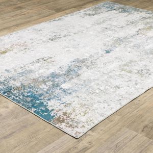 Oriental Weavers Rugs MALIBU MALIB mal06 Ivory/ Blue