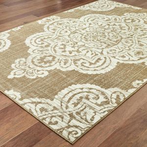 Oriental Weavers Rugs MARINA MAI 5929j Tan/ Ivory