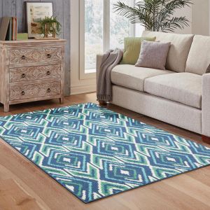 Oriental Weavers Rugs MERIDIAN MEI 2209b Navy/ Green