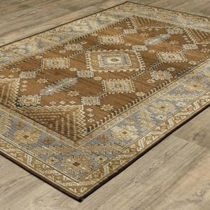 Oriental Weavers Rugs NAPLES NAPLE 1441x Brown/ Blue