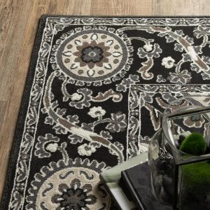 Oriental Weavers Rugs RAYLAN RAYLA ray05 Black/ Grey