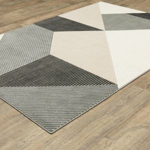 Oriental Weavers Rugs RAYLAN RAYLA ray07 Ivory/ Black