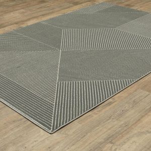 Oriental Weavers Rugs RAYLAN RAYLA ray08 Grey/ Ivory