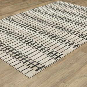 Oriental Weavers Rugs RAYLAN RAYLA ray11 Ivory/ Black