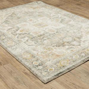 Oriental Weavers Rugs SAVOY SAVOY 28103 Grey/ Gold