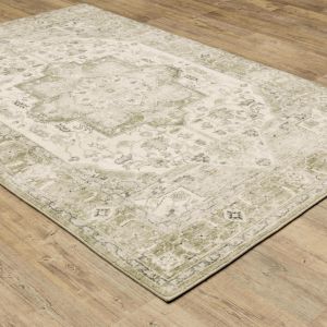Oriental Weavers Rugs SAVOY SAVOY 28108 Green/ Ivory