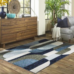 Oriental Weavers Rugs STRADA STRAD str03 Blue/ Grey