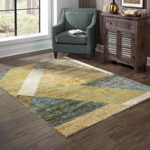 Oriental Weavers Rugs STRADA STRAD str09 Gold/ Blue