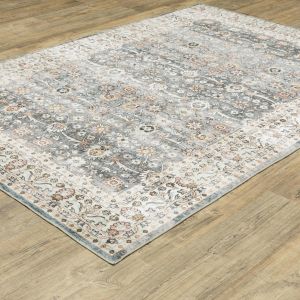 Oriental Weavers Rugs SUMTER SUMTE sum07 Grey/ Ivory