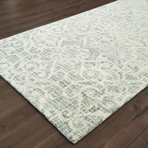 Oriental Weavers Rugs TALLAVERA TALLA 55602 Grey/ Ivory