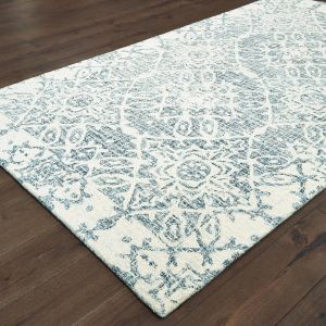 Oriental Weavers Rugs TALLAVERA TALLA 55603 Blue/ Ivory