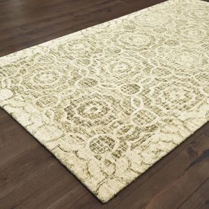 Oriental Weavers Rugs TALLAVERA TALLA 55606 Green/ Ivory