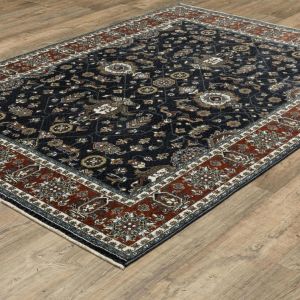 Oriental Weavers Rugs VIVIAN VIVIA vi05a Navy/ Red