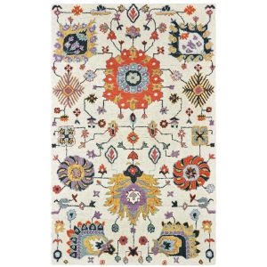 Oriental Weavers Rugs ZAHRA ZAHRA 75502 Ivory/ Orange