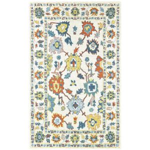 Oriental Weavers Rugs ZAHRA ZAHRA 75507 Ivory/ Gold
