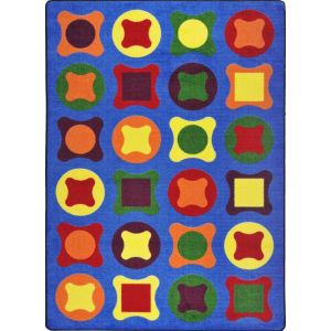 Joy Carpets Rugs Kid Essentials 1789-01 Perfect Fit Multi