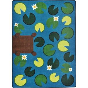 Joy Carpets Rugs Kid Essentials 1792-01 Playful Pond Multi
