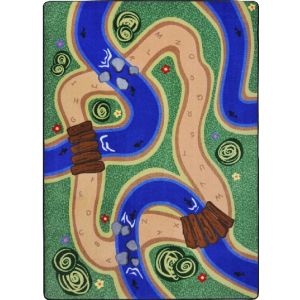 Joy Carpets Rugs Kid Essentials 1796-01 Pretend & Play Multi