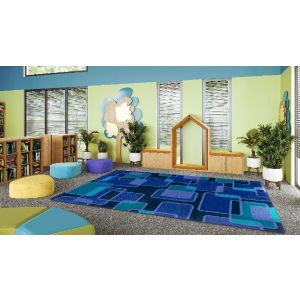 Joy Carpets Rugs Kid Essentials 2070-02 Reflex Violet
