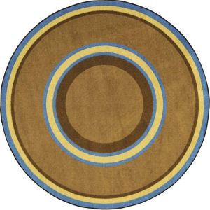 Joy Carpets Rugs Kid Essentials 1726-03 Ripples Chocolate