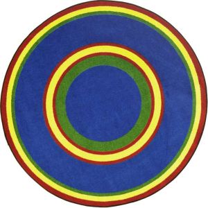 Joy Carpets Rugs Kid Essentials 1726-05 Ripples Primary