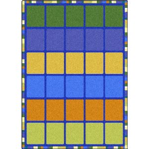 Joy Carpets Rugs Kid Essentials 1891-01 Rowing Multi