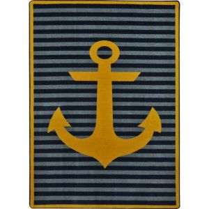 Joy Carpets Rugs Kid Essentials 1900-02 Safe Mooring Yellow