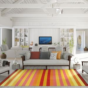 Joy Carpets Rugs Summer Solstice 1642-01 Sailor's Delight Multi