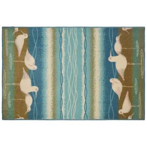 Mayberry Rugs Seaside SEA10457 Wading Seagulls Multi