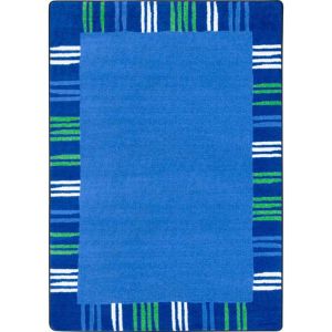 Joy Carpets Rugs Kid Essentials 2011-04 Seeing Stripes Seaglass
