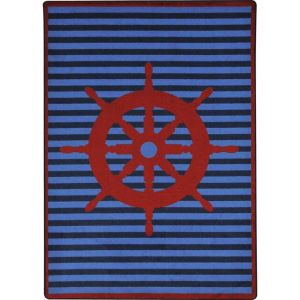 Joy Carpets Rugs Kid Essentials 1902-03 Set Your Course Red