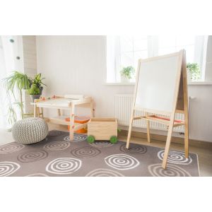 Joy Carpets Rugs Kid Essentials 2012-03 Simply Swirls Neutral