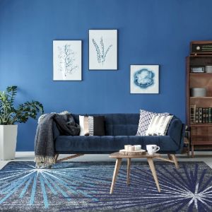 Joy Carpets Rugs First Take 1984-01 Sputnik Sapphire