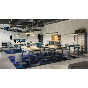 Joy Carpets Rugs Kid Essentials 2134-03 Stealth Violet