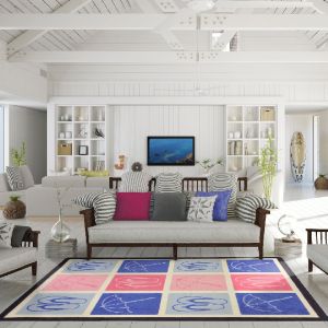 Joy Carpets Rugs Summer Solstice 1648-01 Summer Essentials Multi