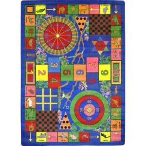 Joy Carpets Rugs Kid Essentials 1446-01 Teacher's Pet Multi