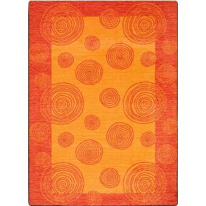Joy Carpets Rugs Kid Essentials 1703-03 Whimzi Orange