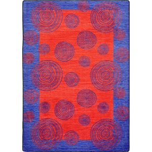 Joy Carpets Rugs Kid Essentials 1703-02 Whimzi Red