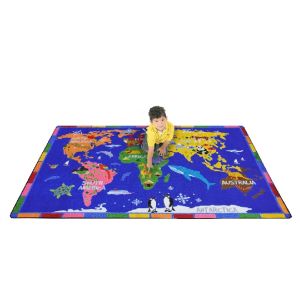 Joy Carpets Rugs Kid Essentials 1910-01 World of Wonders Multi